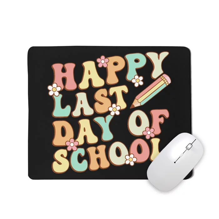 Happy Last Day Of School Teacher Summer Break Graduation Mousepad