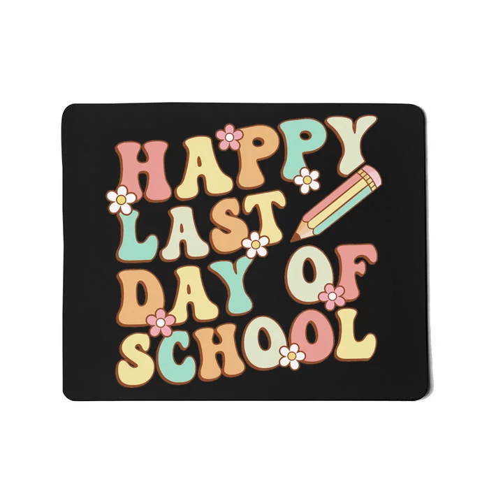 Happy Last Day Of School Teacher Summer Break Graduation Mousepad