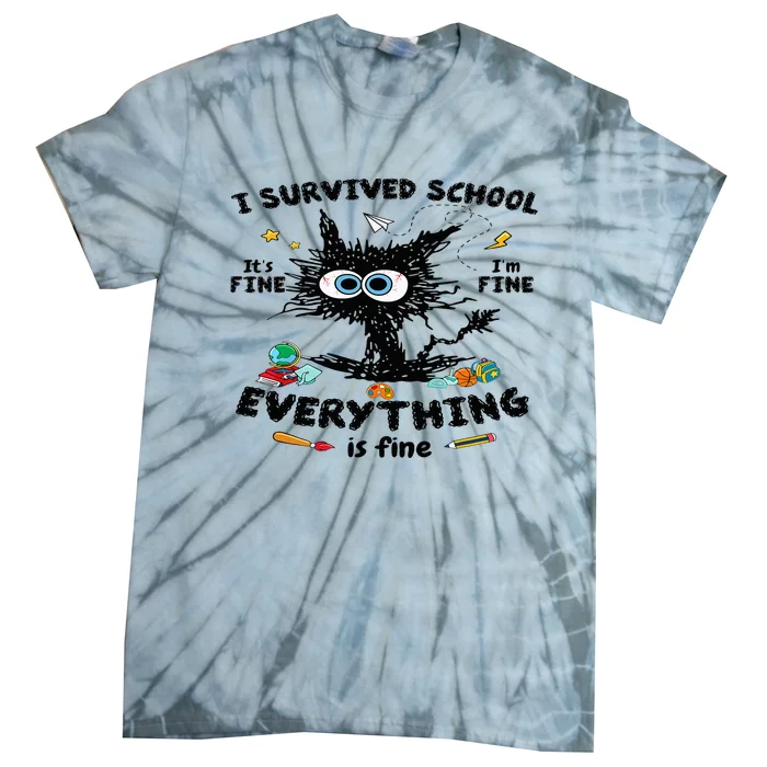 Happy Last Day Of School Teacher Student Graduation Tie-Dye T-Shirt