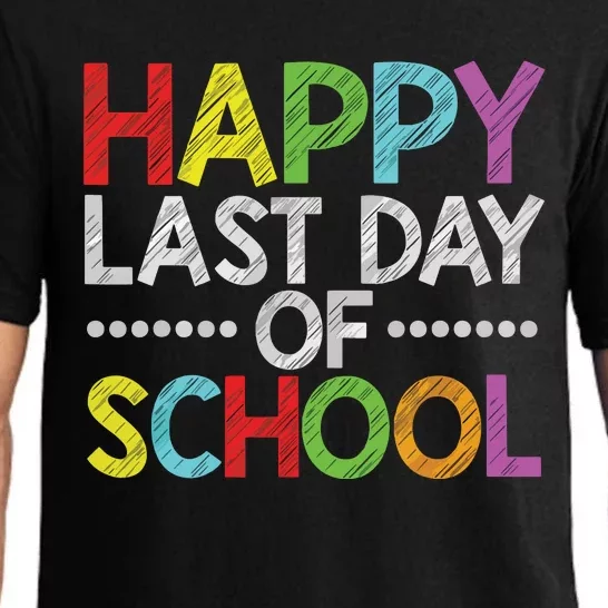 Happy Last Day Of School Funny Teacher And Student Summer Pajama Set