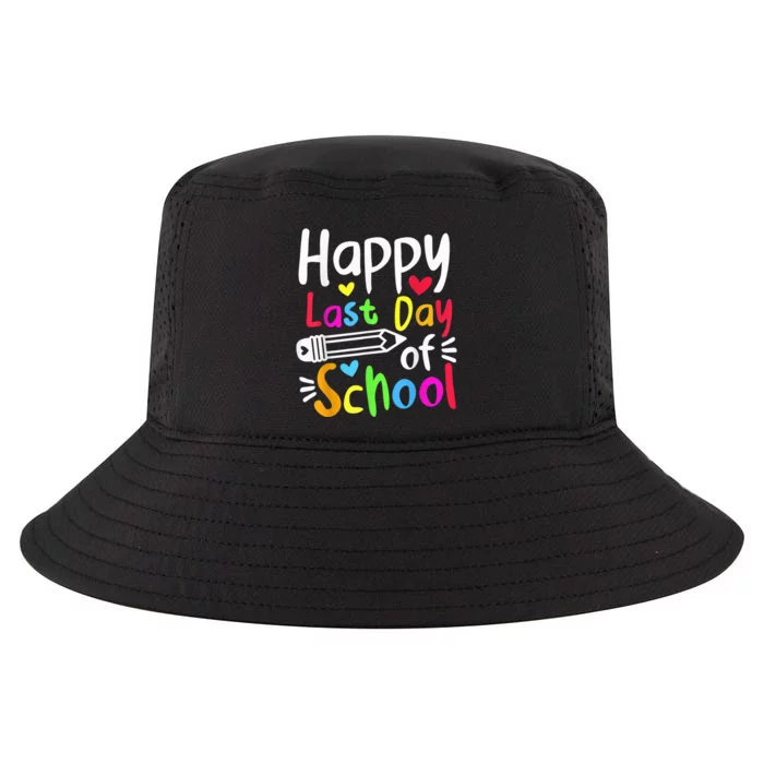 Happy Last Day Of School Students Wo Funny Summer Beak Cool Comfort Performance Bucket Hat