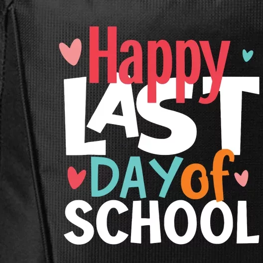 Happy Last Day Of School Teacher Student Graduation City Backpack