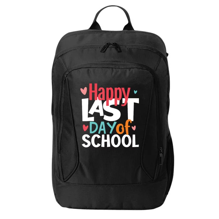 Happy Last Day Of School Teacher Student Graduation City Backpack