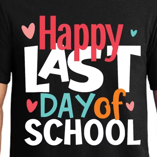 Happy Last Day Of School Teacher Student Graduation Pajama Set