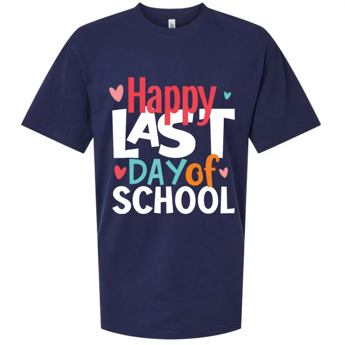 Happy Last Day Of School Teacher Student Graduation Sueded Cloud Jersey T-Shirt