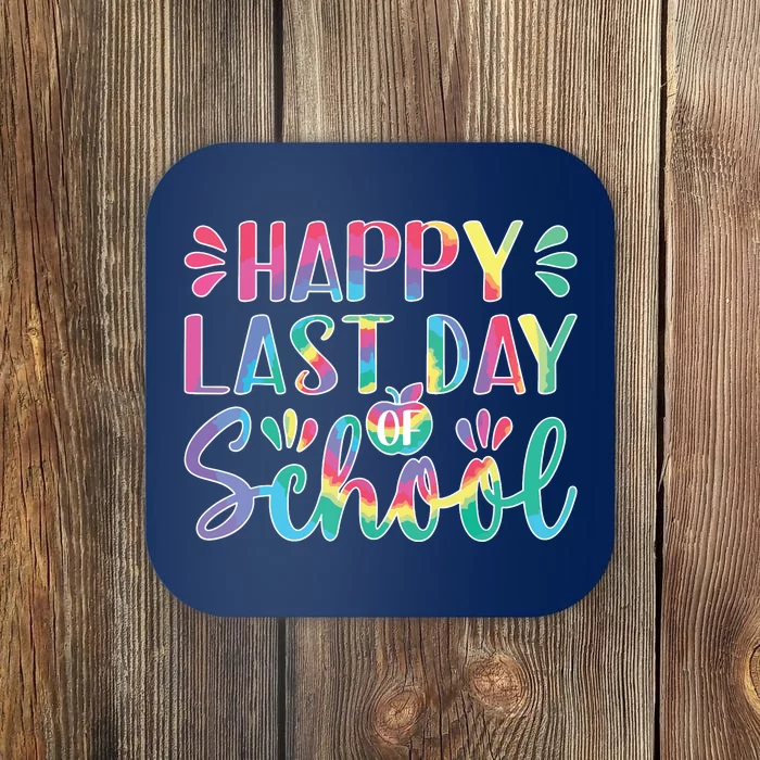 Happy Last Day Of School Shirts Teacher KidStudent Graduation Coaster