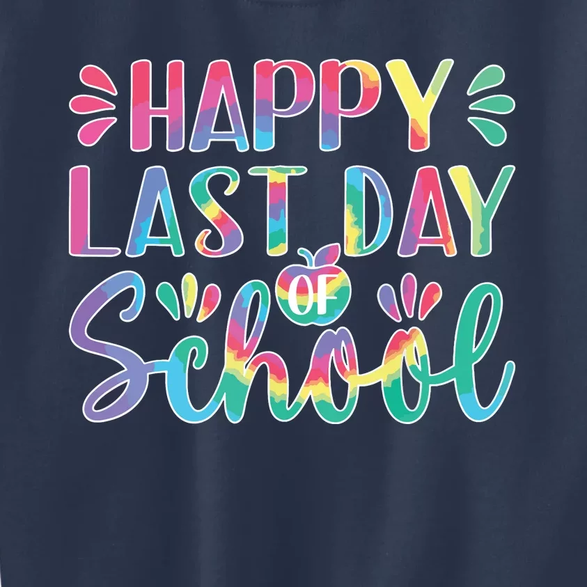 Happy Last Day Of School Shirts Teacher KidStudent Graduation Kids Sweatshirt