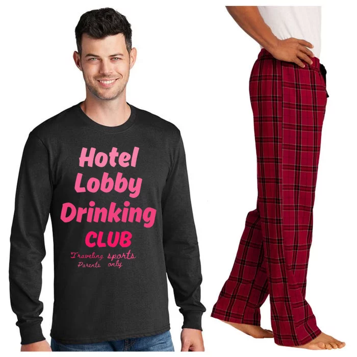 Hotel Lobby Drinking Club Traveling Tournament Long Sleeve Pajama Set