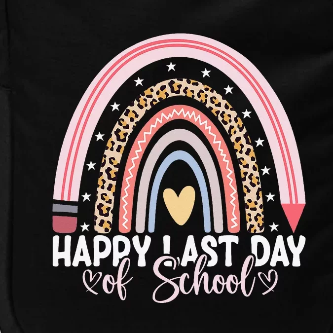 Happy Last Day Of School Hello Summer Teacher Student Impact Tech Backpack