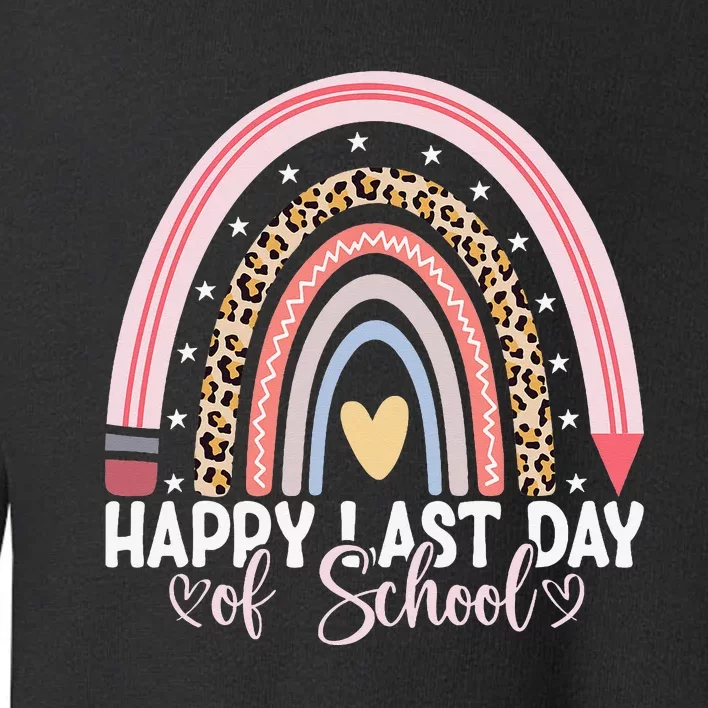 Happy Last Day Of School Hello Summer Teacher Student Toddler Sweatshirt