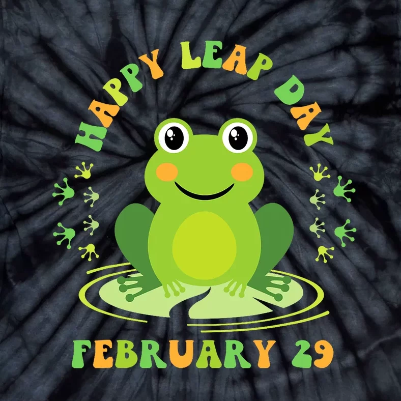 Happy Leap Day February 29 Leapling Leap Year Tie-Dye T-Shirt