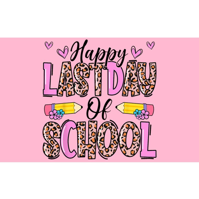 Happy Last Day Of School Leopard Teacher End Of School Year Bumper Sticker