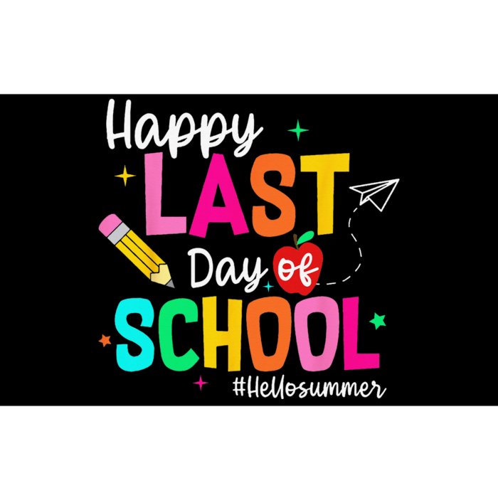 Happy Last Day of School Graduation Teacher Student Bumper Sticker