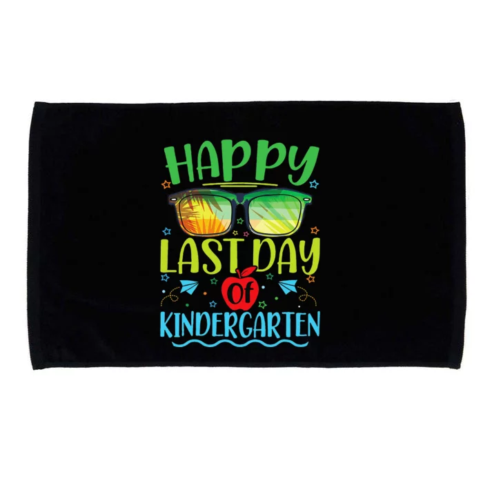 Happy Last Day Of Kindergarten Teacher Student Summer Microfiber Hand Towel