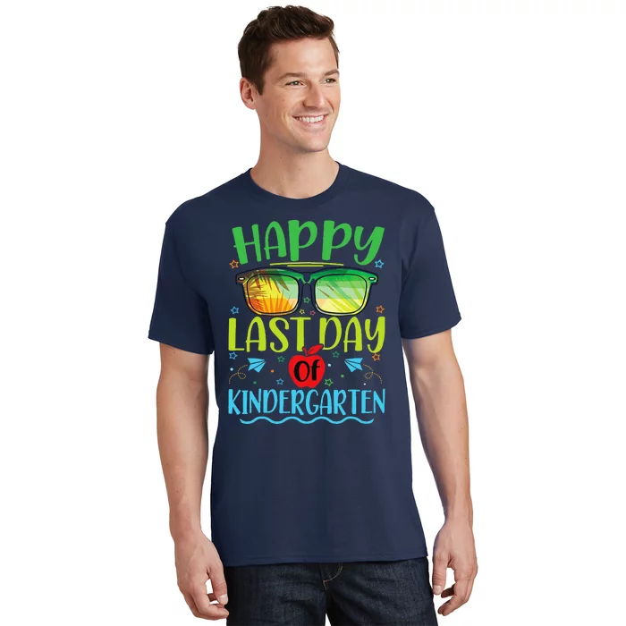 Happy Last Day Of Kindergarten Teacher Student Summer T-Shirt