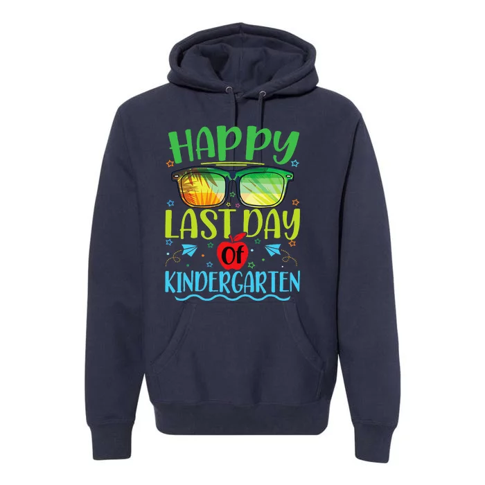 Happy Last Day Of Kindergarten Teacher Student Summer Premium Hoodie