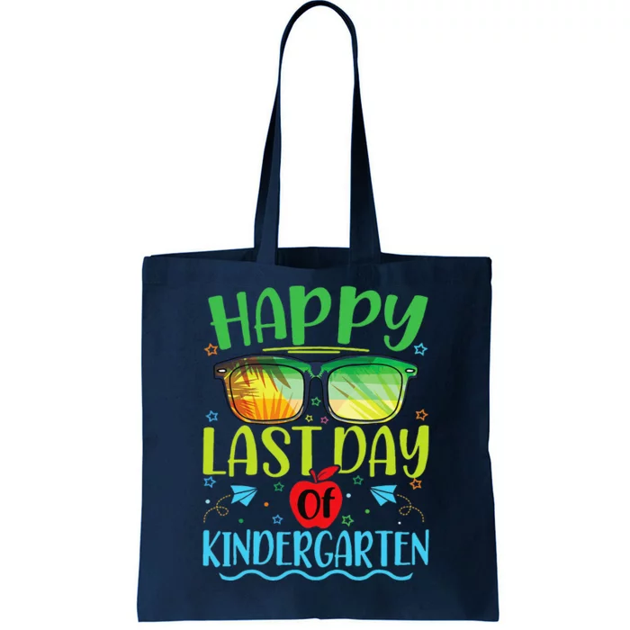 Happy Last Day Of Kindergarten Teacher Student Summer Tote Bag