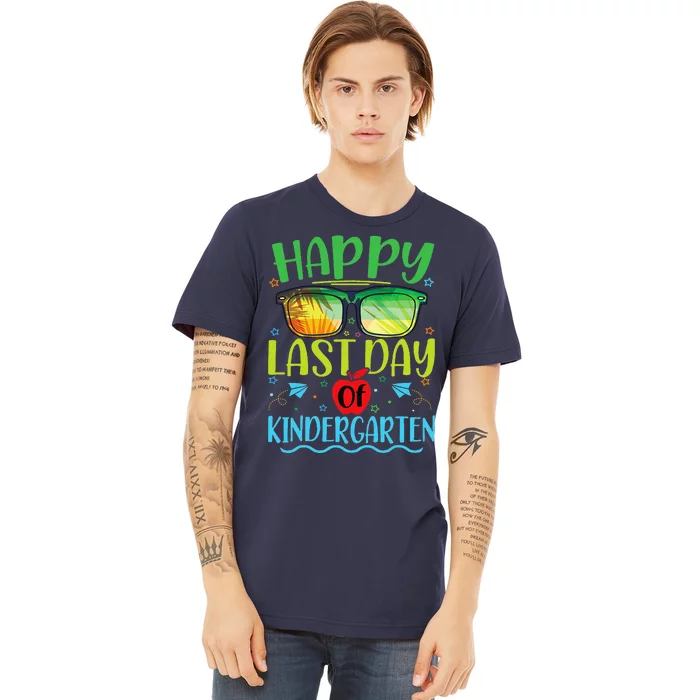 Happy Last Day Of Kindergarten Teacher Student Summer Premium T-Shirt