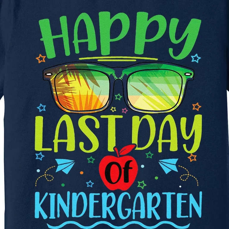 Happy Last Day Of Kindergarten Teacher Student Summer Premium T-Shirt