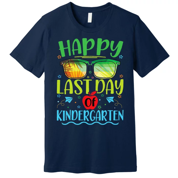 Happy Last Day Of Kindergarten Teacher Student Summer Premium T-Shirt