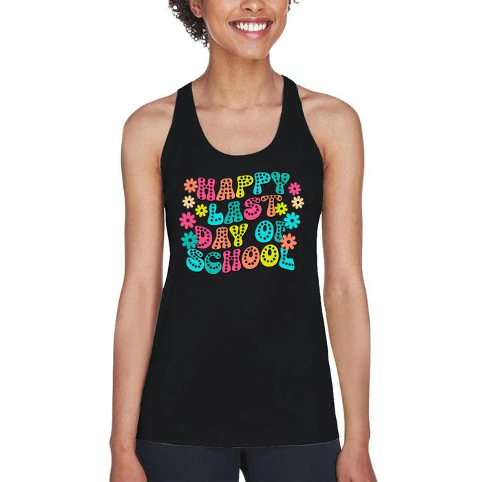 Happy Last Day Of School Women's Racerback Tank