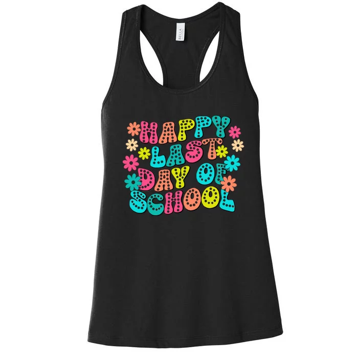 Happy Last Day Of School Women's Racerback Tank