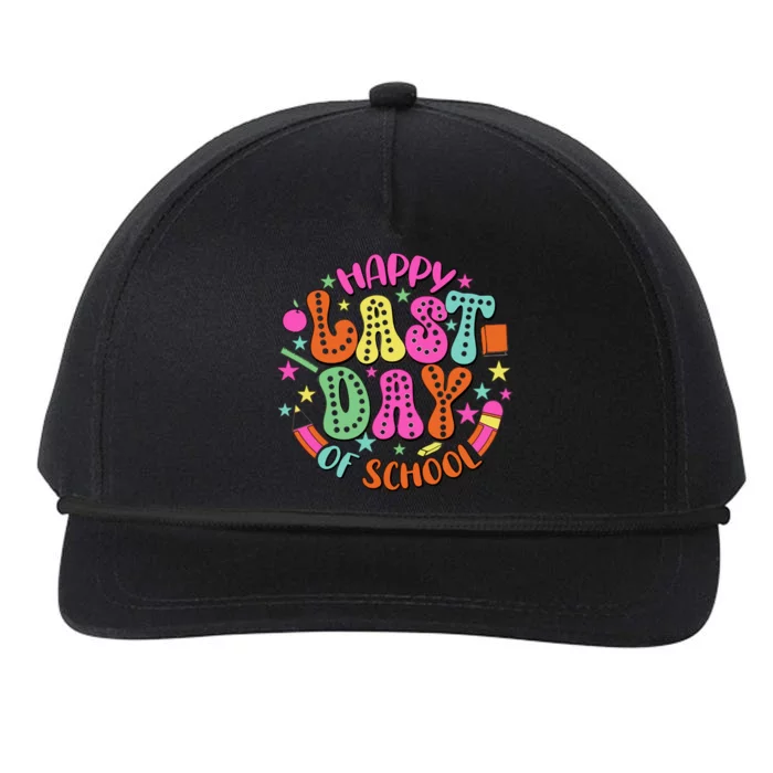 Happy Last Day Of School Snapback Five-Panel Rope Hat