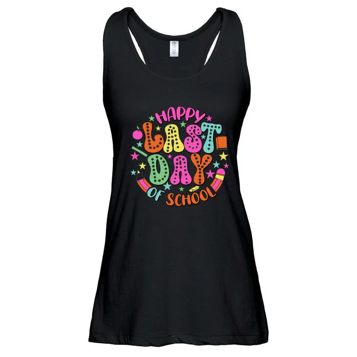 Happy Last Day Of School Ladies Essential Flowy Tank