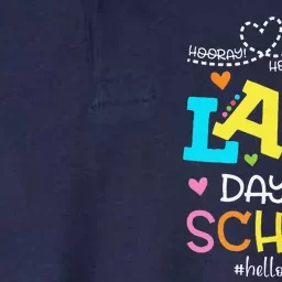 Happy Last Day Of School Hello Summer Students And Teachers Softstyle Adult Sport Polo