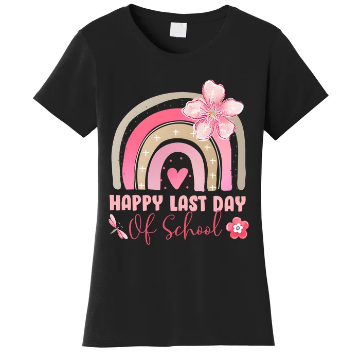 Happy Last Day Of School Rainbow Vintage Women's T-Shirt