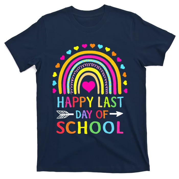 Happy Last Day Of School Teacher Student Graduation T-Shirt