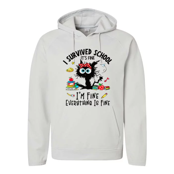 Happy Last Day Of School Teacher Student Graduation Performance Fleece Hoodie