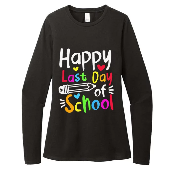 Happy Last Day Of School Students Women Funny Summer Beak Womens CVC Long Sleeve Shirt