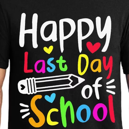 Happy Last Day Of School Students Women Funny Summer Beak Pajama Set