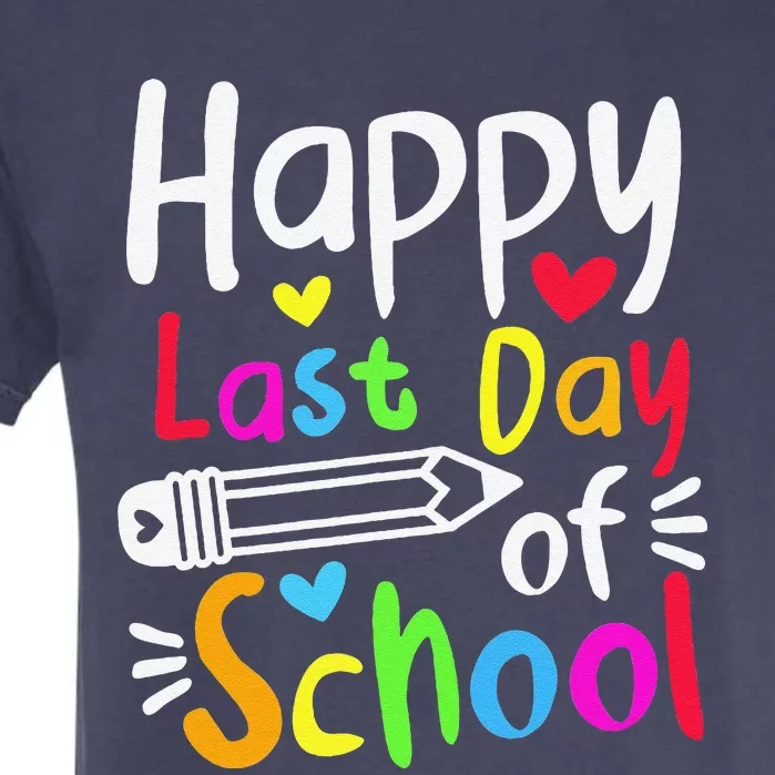 Happy Last Day Of School Students Women Funny Summer Beak Garment-Dyed Heavyweight T-Shirt