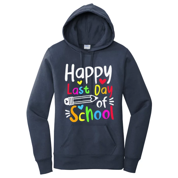 Happy Last Day Of School Students Women Funny Summer Beak Women's Pullover Hoodie