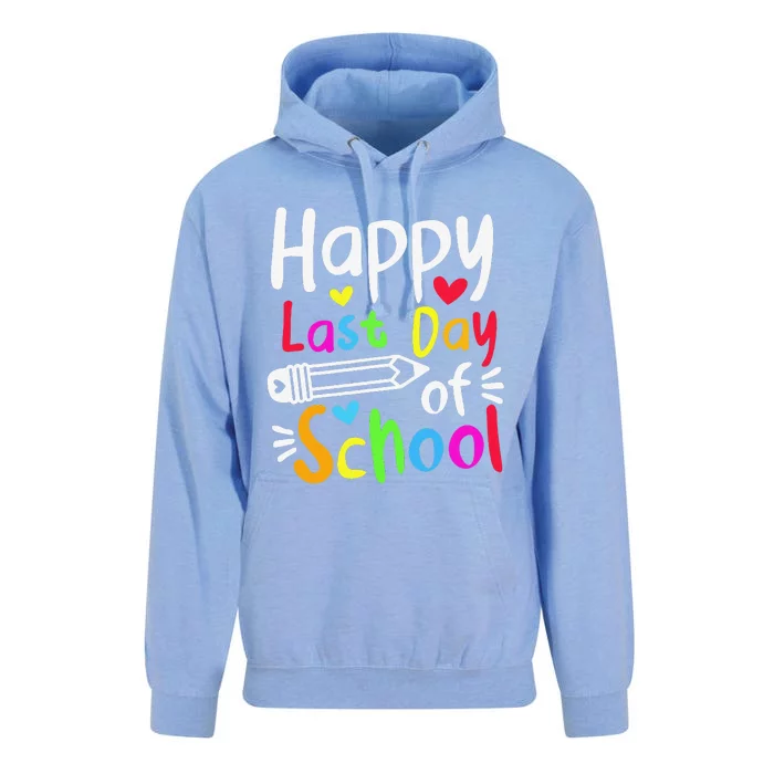 Happy Last Day Of School Students Women Funny Summer Beak Unisex Surf Hoodie