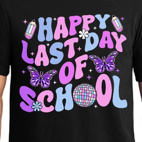 Happy Last Day Of School Teacher Boy Girl Grad Hello Summer Pajama Set