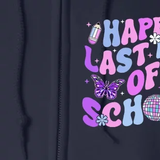 Happy Last Day Of School Teacher Boy Girl Grad Hello Summer Full Zip Hoodie