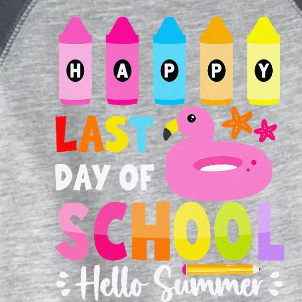 Happy Last Day Of School Student Hello Summer 2024 Toddler Fine Jersey T-Shirt