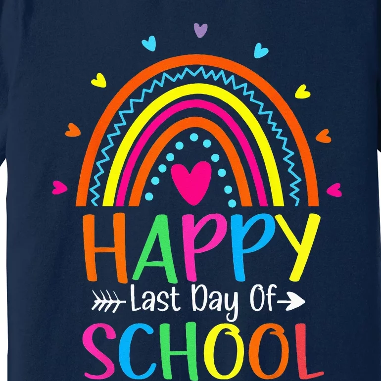 Happy Last Day of School Teacher Student Graduation Premium T-Shirt