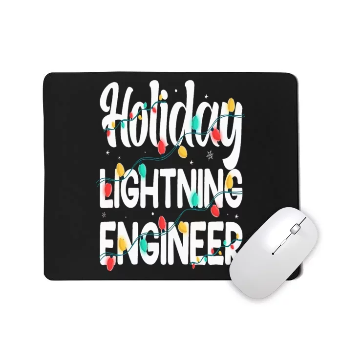 Holiday Lighting Engineer Christmas Lights Design Mousepad