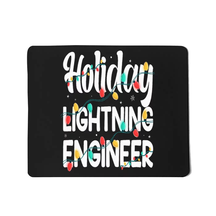 Holiday Lighting Engineer Christmas Lights Design Mousepad