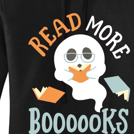 Halloween Librarian English Teacher Reading Reader Books Women's Pullover Hoodie