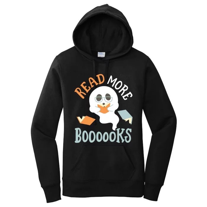 Halloween Librarian English Teacher Reading Reader Books Women's Pullover Hoodie