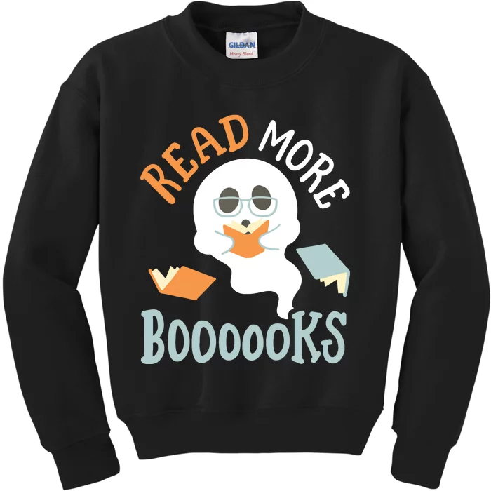 Halloween Librarian English Teacher Reading Reader Books Kids Sweatshirt