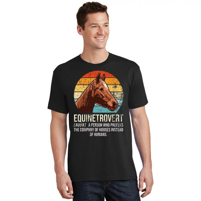 Horse Lover Equestrian Horse Rider Horse Trainer Horse T-Shirt