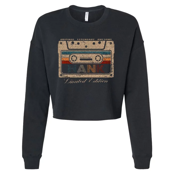 Hank Limited Edition Cassette Cropped Pullover Crew