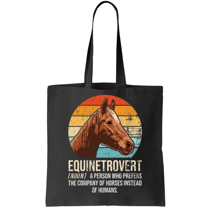 Horse Lover Equestrian Horse Rider Horse Trainer Horse Tote Bag