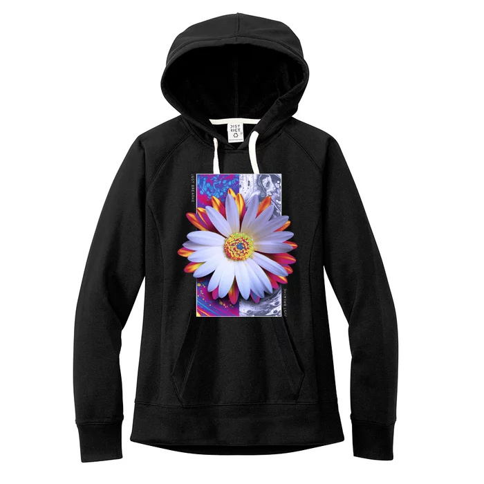 Holographic Lily Flower Women's Fleece Hoodie